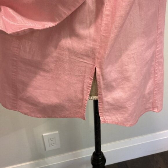 Allison Daley Pink Button Down Shirt size 10 - Picture 10 of 16